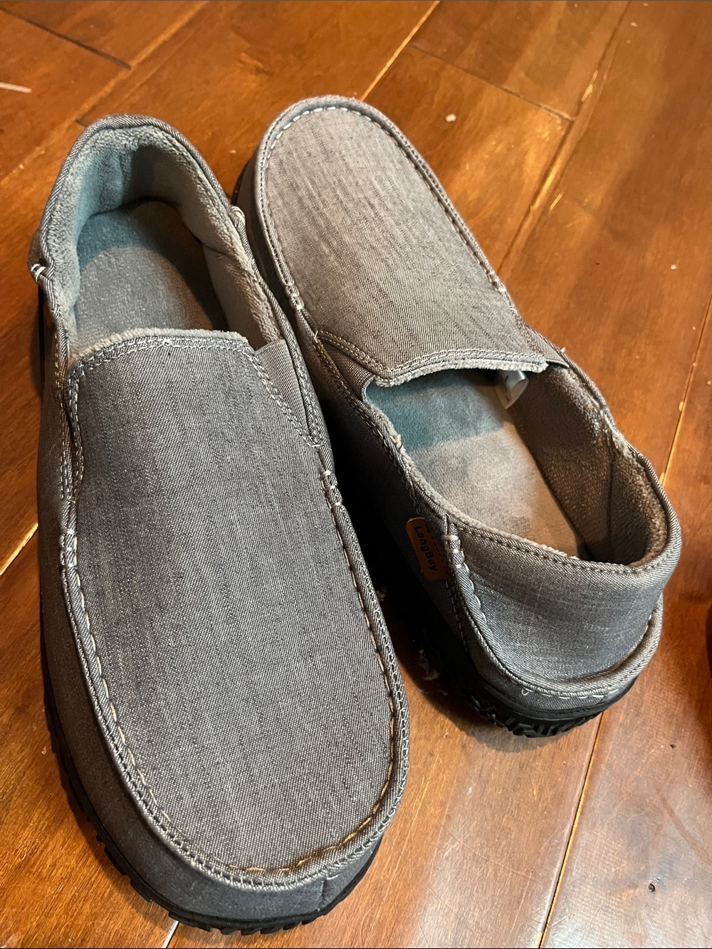 Men's Casual Slip-On Loafers in Gray
